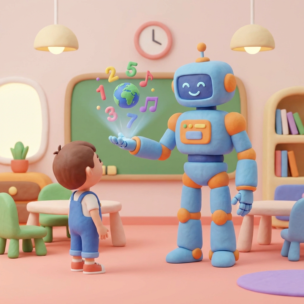 AI teacher and child interaction