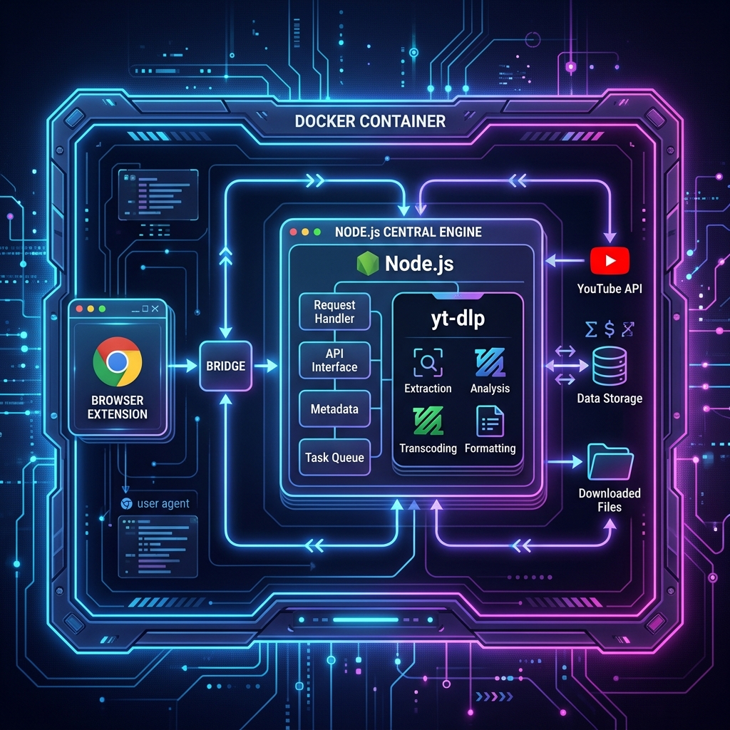 YouTube 下载器架构封面